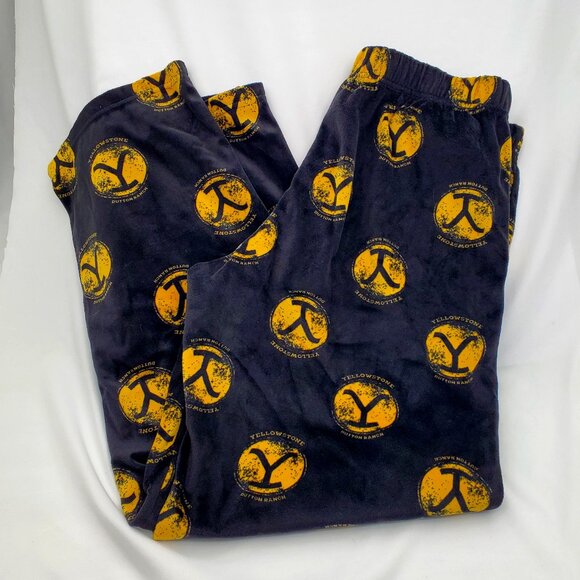 Yellowstone Fuzzy PJ Lounge pants - Large - Picture 1 of 4